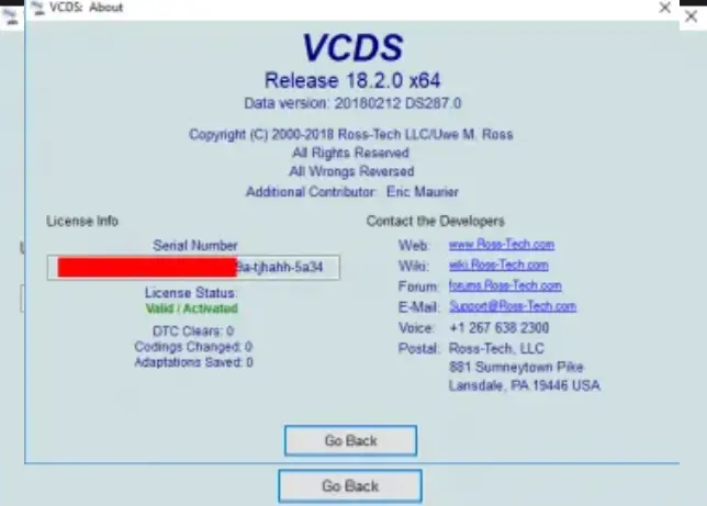 VCDS 18.2.0 solo SW